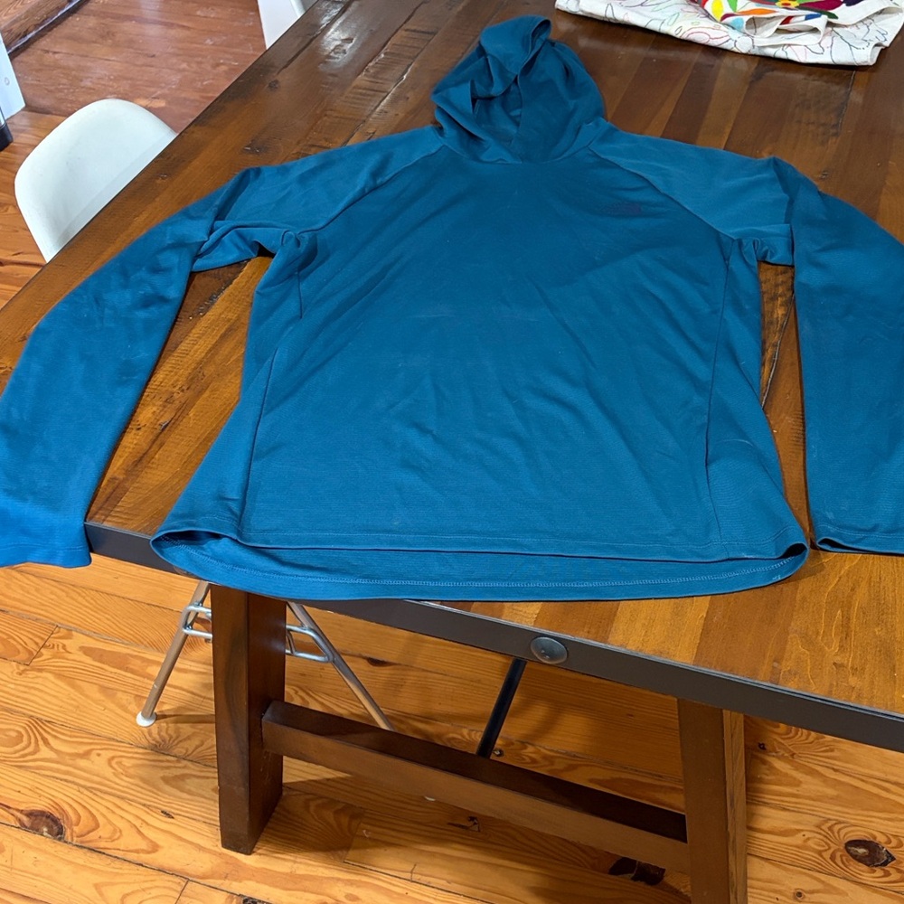 The North Face Gray Hooded Shirt